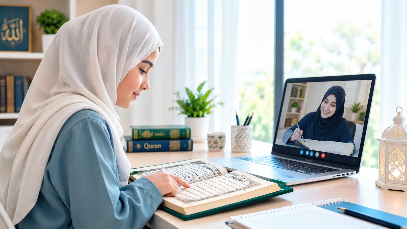Advanced Tajweed and Qiraat learning sessions online at Soulful Quran Academy
